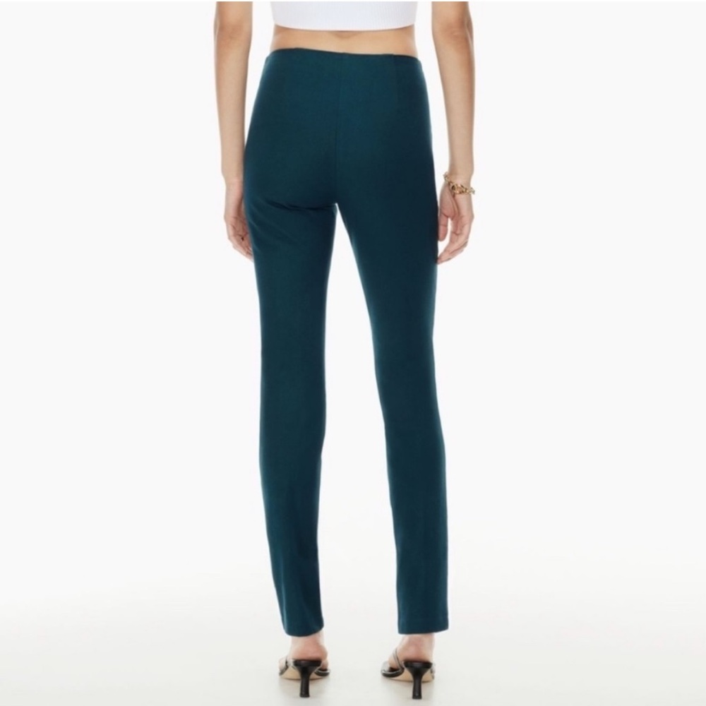 NWT Aritzia Babaton Embody Slim Fit Trouser Pants in Herbage Green XS - Picture 2 of 7